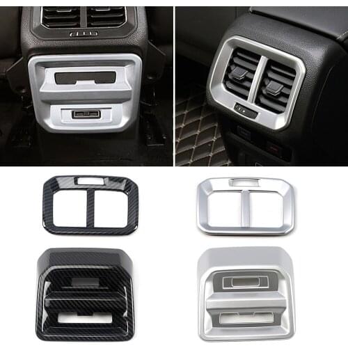 For Volkswagen VW Tiguan MK2 2017-2019 Central Console Storage Box Armrest Box AC Outlet Vent USB Panel Cover Trim