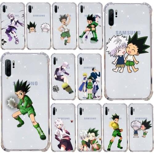 Anime Hunter Hunters Phone Case Transparent For Samsung Galaxy A71 A21s S8 S9 S10 plus note 20 ultra