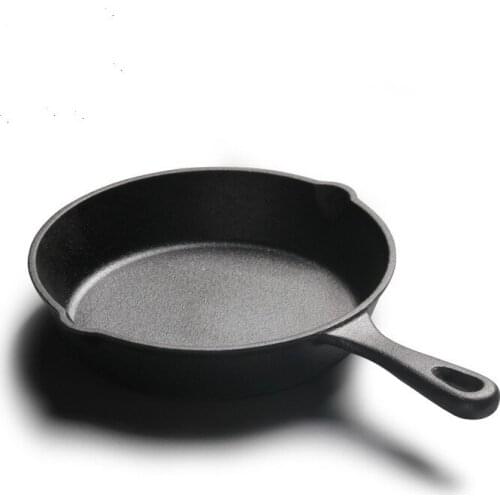 Cast Iron Pan Small Frying Pan 14cm16cm Pan Mini Uncoated Non-coating Non-stick Pan Gas Stove Universal Steak Egg Frying Pan