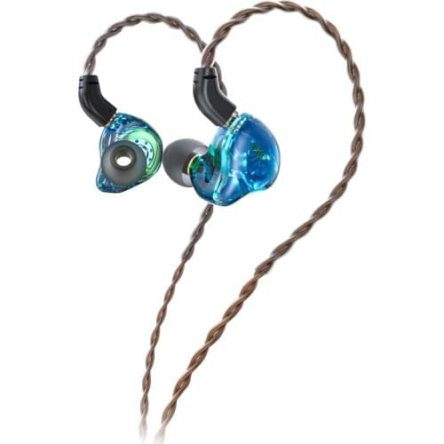 FiiO FD1 Beryllium-plated Dynamic Driver HiFi Audio In-ear Earphone Music Bass Earplug IEM 2Pin 0.78mm Plug Detachable Cable