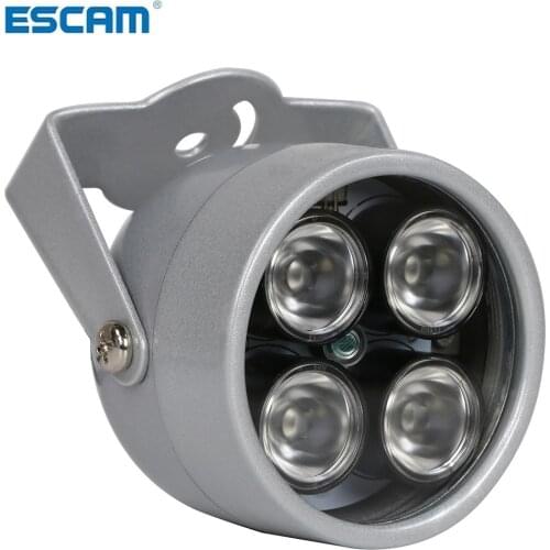 ESCAM CCTV LEDS 4 array IR led illuminator Light IR Infrared waterproof Night Vision CCTV Fill Light For CCTV Camera ip camera