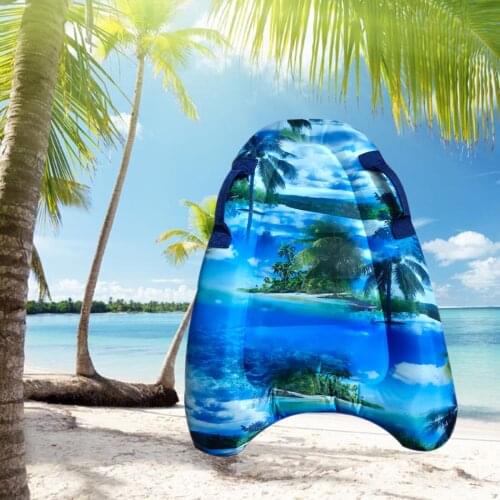 Outdoor Summer Inflatable Surfboard Surfing Body Board with Handles Portable Floating Board Surfboard for Beach Surfing Swimming