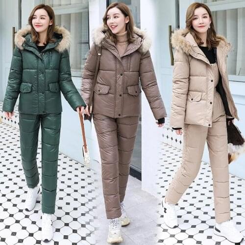 LISYRHJH Women's Down Jackets With Fur