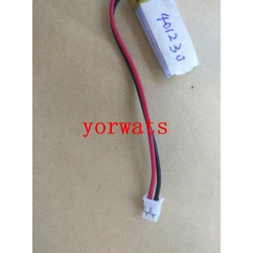 New Hot A Rechargeable Li-ion Cell 3.7V polymer lithium battery 401230 plug 2 card scanner Bluetooth headset tracker