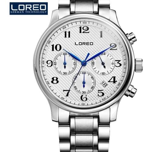 Часы с хронографом LOREO China At AliExpress
