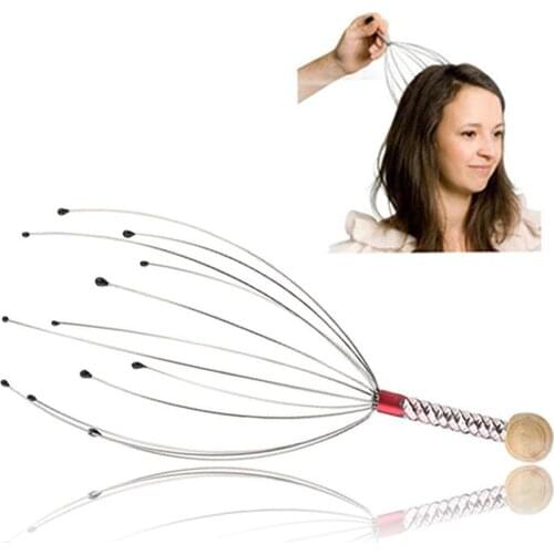 Head Massager Brush Comb Scalp Relaxing Relieving Treatment Stress Therapeutic Tool For Escaping Stress Easy to Take