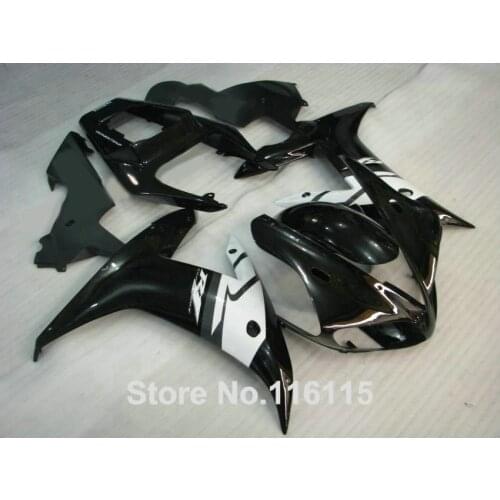 MOTOMARTS Fairing kit for YAMAHA R1 2002 2003 white black fairings Full injection molding YZF R1 02 03 full set kits YZ28