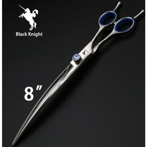 Pet Scissors 8 Inch Professional Dog Cat Grooming Shears Barber Hair Downward Curved Scissors Human & Dogs & Cats Good Sharp