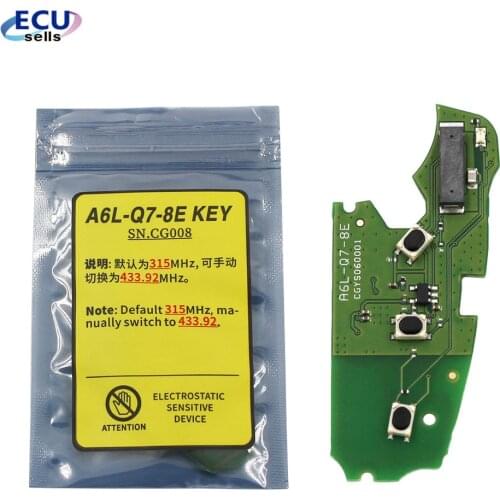 1pc/5pcs/10pcs X CGDI Original Remote Car Key Board With 8E Chip 315MHz/434MHzFSK - FOB for Audi A6 A6L S6 Q7 2006 2007-2012