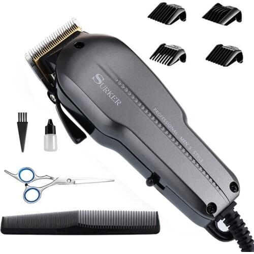 Professional Corded Hair Clippers Trimmer for Men Barber Clippers Hair Cutting Machine Beard Trimmer