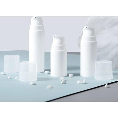 10Pcs 5/10/15/30/50/75ML Empty Plastic Cosmetic Bottle Shampoo Bottles Travel Mini Liquid Container Airless Pump Vacuum Bottle