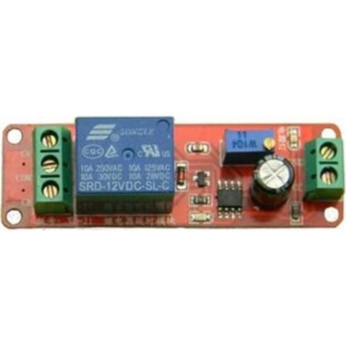 Glyduino 12V Delay Timer Relay Module NE555 Mono-stable Time Delay Switch Adjustable 0-10S Delay Car Oscillator