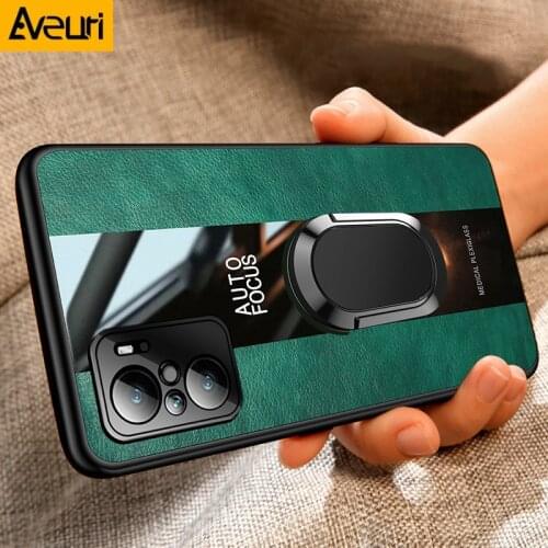 Luxury Leather Ring Phone Case For Xiaomi Mi Poco X3 NFC F3 M3 Pro Mi 11 Ultra 10T Lite Redmi K40 Note 9T 10S 10 Pro Cover Case