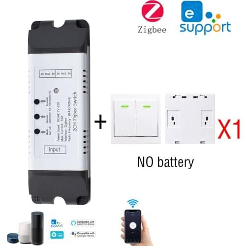 Tuya Zigbee 16A Mini Smart Wifi Switch Control Smart Home Switch Automation Module Work With Alexa Google Home SmartLife App