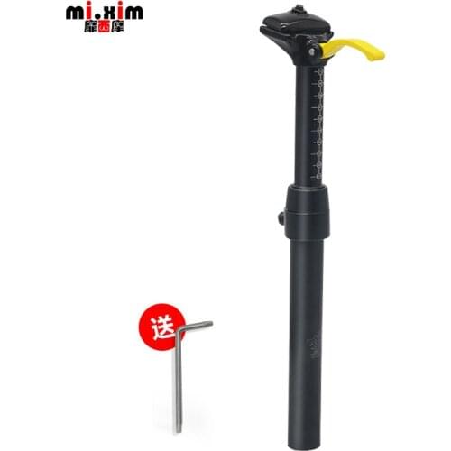Bike Seat Post Shock Absorber Damping Suspension 30.9*375mm MTB Bicycle Seatpost 31.6mm For MTB mountain Road Bike Cycling Part