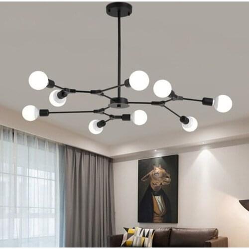 Rotatable modern LED pendant lamp 3 6 8 9 lights hanging lamp Europe Nordic decorative LED ceiling hanging light pendant lamp