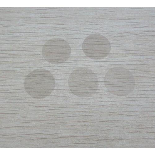 10pcs Natural Transparent Poreless Mica Sheet with Diameter of 15/21.5*0.1mm High Temperature Resistant and Insulating Circular