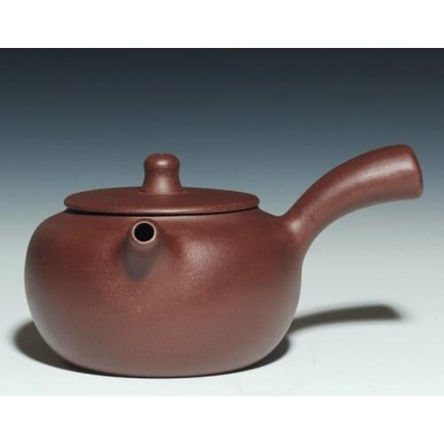 250ML Yixing Purple Sand Ruyao Antique side handle Teapot Teaset Hand Made Pot Kung Fu Tea Set Tea Ceremony Birthday Gift