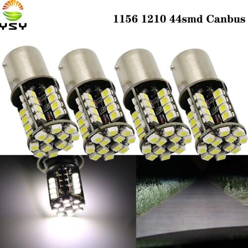 YSY 4pcs Canbus P21W BA15S/1156 44SMD Auto Led 1156 Ba15s 1210 Tail Brake Turn Light Bulbs Car Lamp 12 Volts