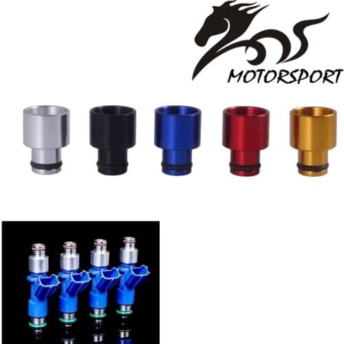 Racing Fuel Injector Top Hats Adapters RDX Injectors to B16 B18 D16Z D16Y, 1 set = 4pcs