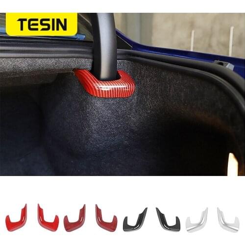 TESIN Car Interior Accessories For Dodge Charger Car Trunk Tailgate Lifting Decoration Cover Stickers For Dodge Charger 2015