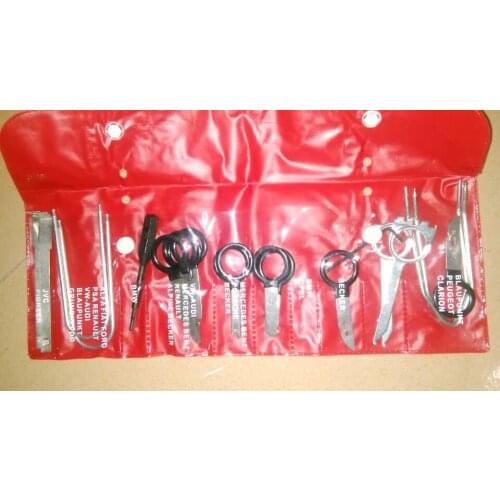 High Quality 20pc Car Radio Removal Tool Key Set for commercial home use Audio Auto repair tools