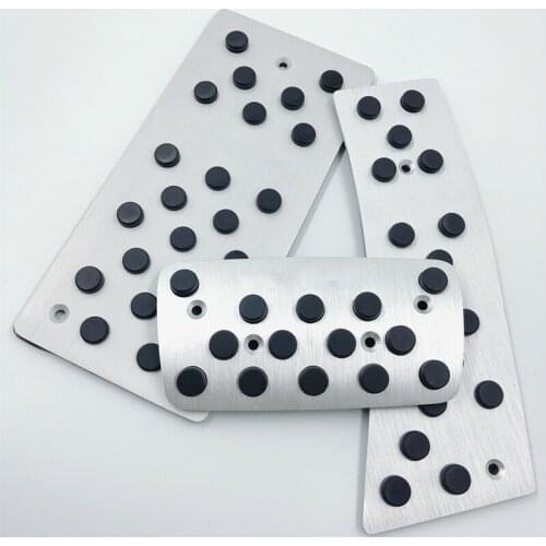 Car Accessories For Acura TL RLX RL TSX AT Aluminium Gas Accelerator Brake Footrest Pedal Pad Plate Styling Stickers