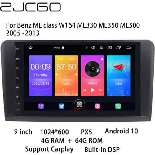 Car Multimedia Player Stereo GPS DVD Radio Navigation Android Screen for Mercedes Benz ML class W164 ML330 ML350 ML500 2005~2013