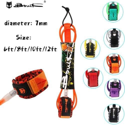 Boulk outdoor aquatic products surfboard safety foot rope orange surfboard foot rope accessories safety protection rope