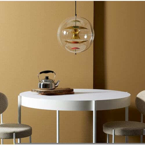 Denmark Personality Table Decoration Ball Glass Lamp Nordic Club Coffee Shop Tea Restaurant Bar Designer Chandelier