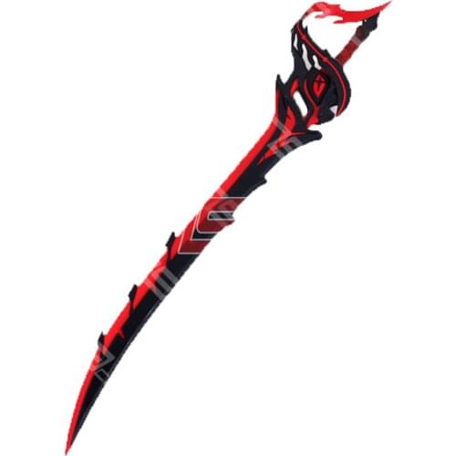 Elsword Cosplay Elesis Crimson Avenger Duelling Sword cosplay weapon props Cosplay performance non-destructive can pass security