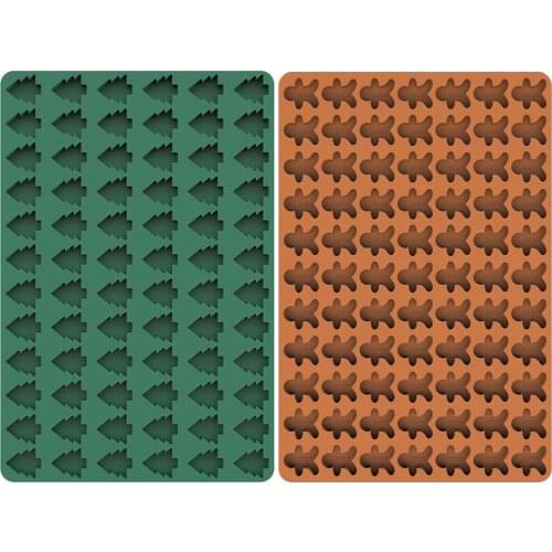 Biscuit Mold Kitchen Grids Chocolate Tray Non-stick Silicone Ice Cube Cookie Mould