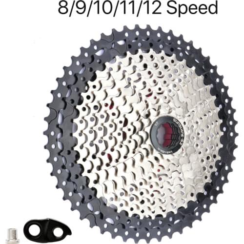 Sunshine Mtb Cassette 8 9 10 11 Speed 12 V Bicycle Sprocket 36/40/42/46/50/52T Mountain Bike Freewheel for Shimano SRAM Casete