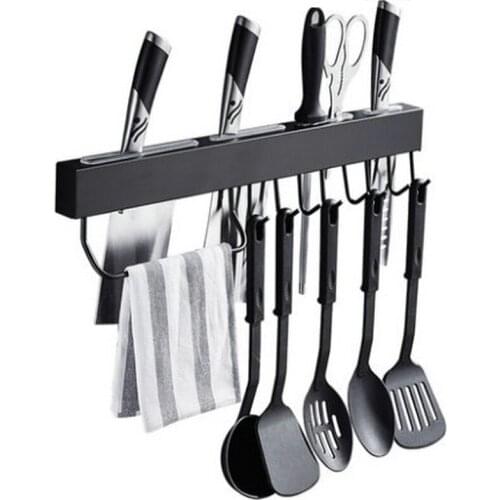 Stainless Steel Kitchenware Wall Rack Holder Knife Storage Bar Kitchen Accessories