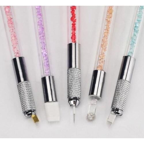 Liner Microblading Pen 20g/pcs Kit Caneta Tebori Perfect Wires Microblading Classic Manual Eyebrow Tattoo Gun