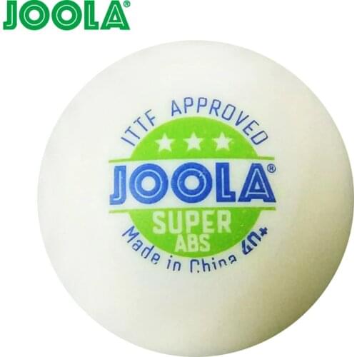 Original JOOLA 3-Star SUPER ABS (2019 New, Seamed) Table Tennis Ball ITTF Approved New Material Plastic 40+ Seam Ping Pong Balls