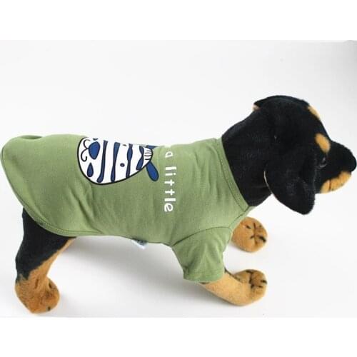 Puppy Autumn Winter Sweatshirt Blue Green Fleece Medium Dog Sweater Pet Clothing With Hood Fleece For Small Dogs Fashion 2021