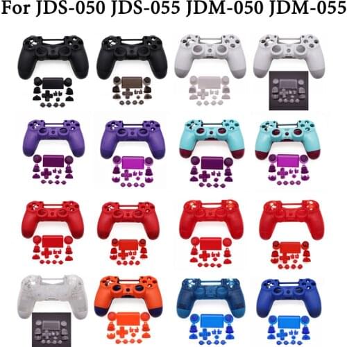 DIY Full Shell Case Housing and Buttons For PS4 5.0 Controller Replacement Parts Joystick JDS-050 JDS 055 JDM 050 JDM-055