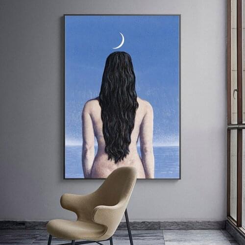 Surrealism Portrait Abstract Canvas Poster Oil Print Famous Contemporary Art Wall Painting Modern Living Room Decoration Picture