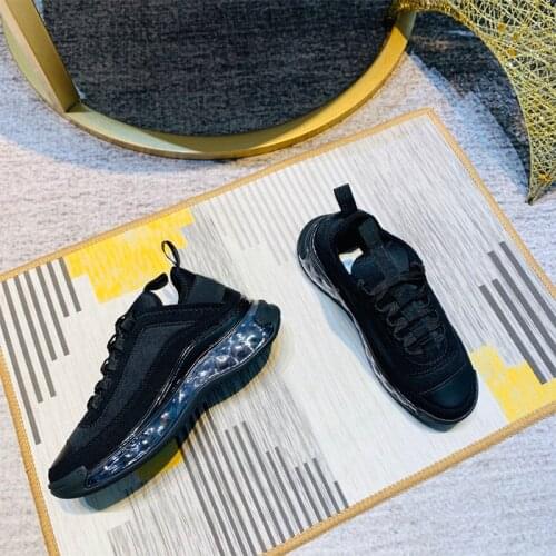 Dad Shoes Casual Sneakers Womens 2020 Early Spring New Breathable Versatile Platform Lace-up Lightweight Running Womens Shoes