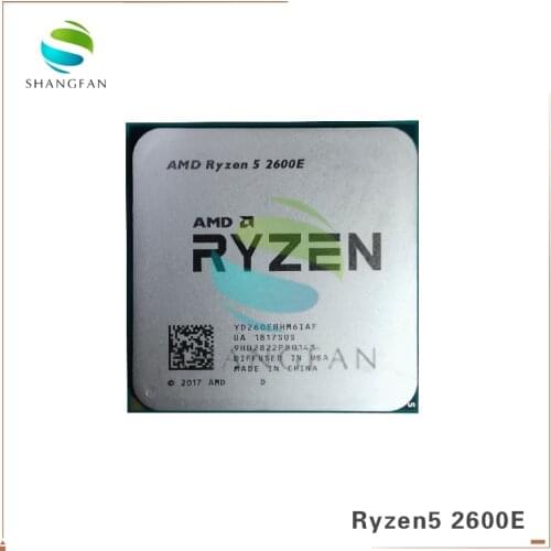 AMD Ryzen 5 2600E R5 2600E 3.1 GHz Six-Core Twelve-Core 45W CPU Processor YD260EBHM6IAF Socket AM4