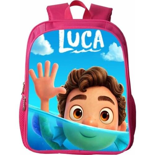 New Disney Luca Alberto School Bag for Girls Boys Luca Pixar Cartoon 3D Print Backpacks Fashion Casual Laptop Backpack Mochila