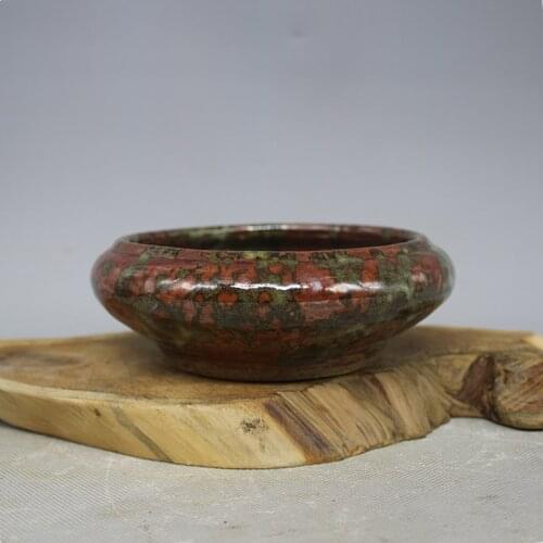 Antique Old QingDynasty porcelain bowl,Changing glaze,hand painting,Home furnishing collection&adornment,free shipping