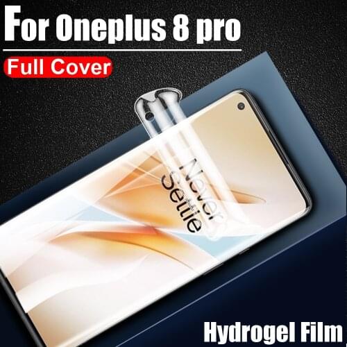 Ultra Clear Hydrogel Film Soft LCD Full Cover Screen Protectors for For Oneplus 3 5 5T 6 6T 7 7T 8 pro Nord Protective Film