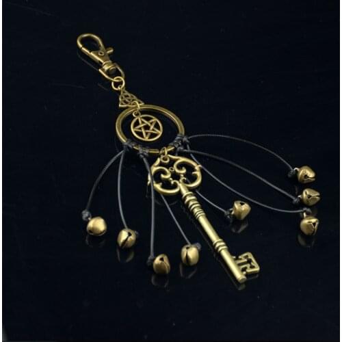 Witches Bells Keychain,Home Protection,Occult Decor,Witchcraft,Banish Evil,Pagan Protection Jewelry home decoration