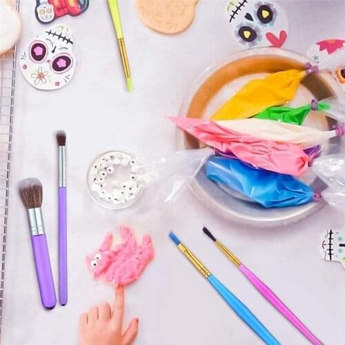 11 Pcs Cake Decorating Brushes Tools Set Cookie Decorating Brushes Fondant Decorating Tools Fondant Decoration Supplies