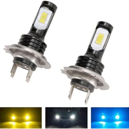 2pcs H1 H3 Led H4 H7 H11 9005 9006 HB4 Car CSP LED Fog Lights Car Headlight Bulbs DC 12-24V 12000LM 6000K White Auto Fog Lamp