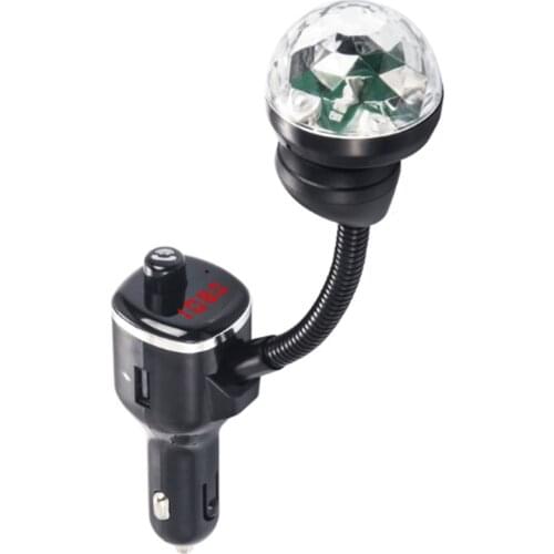 Car Dual USB ChargerStarry Sky Disco Light Dual USB Charger 5V/2.1A Atmosphere Light Car Kit Smart Phone Tablets Car Interior