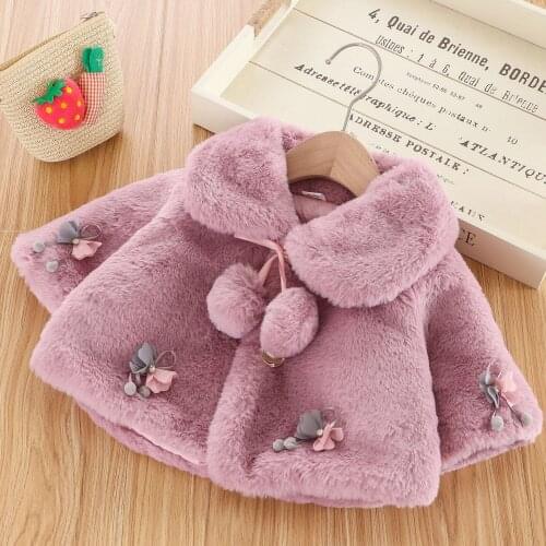 Newborn Baby Girl Infant Coat Fall Winter Clothes Turn-down Collar 0 3 Month Jacket Thick Warm Clothes детские вещи Kid Children
