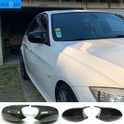 For BMW 3 Series E90 E91 2008-2011 E92 E93 2010-2013 Carbon Fiber/ABS Mirror Cover Car Rearview Mirror Cap Cover
